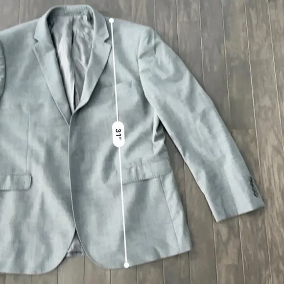 Grey John Lewis Men's Suit 48R Jacket 40R Pants - Picture 6 of 16